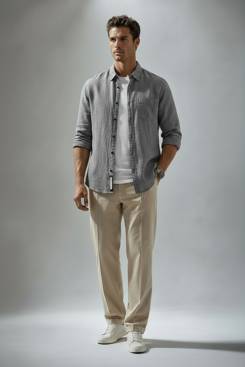 Heritage Linen Button-Down