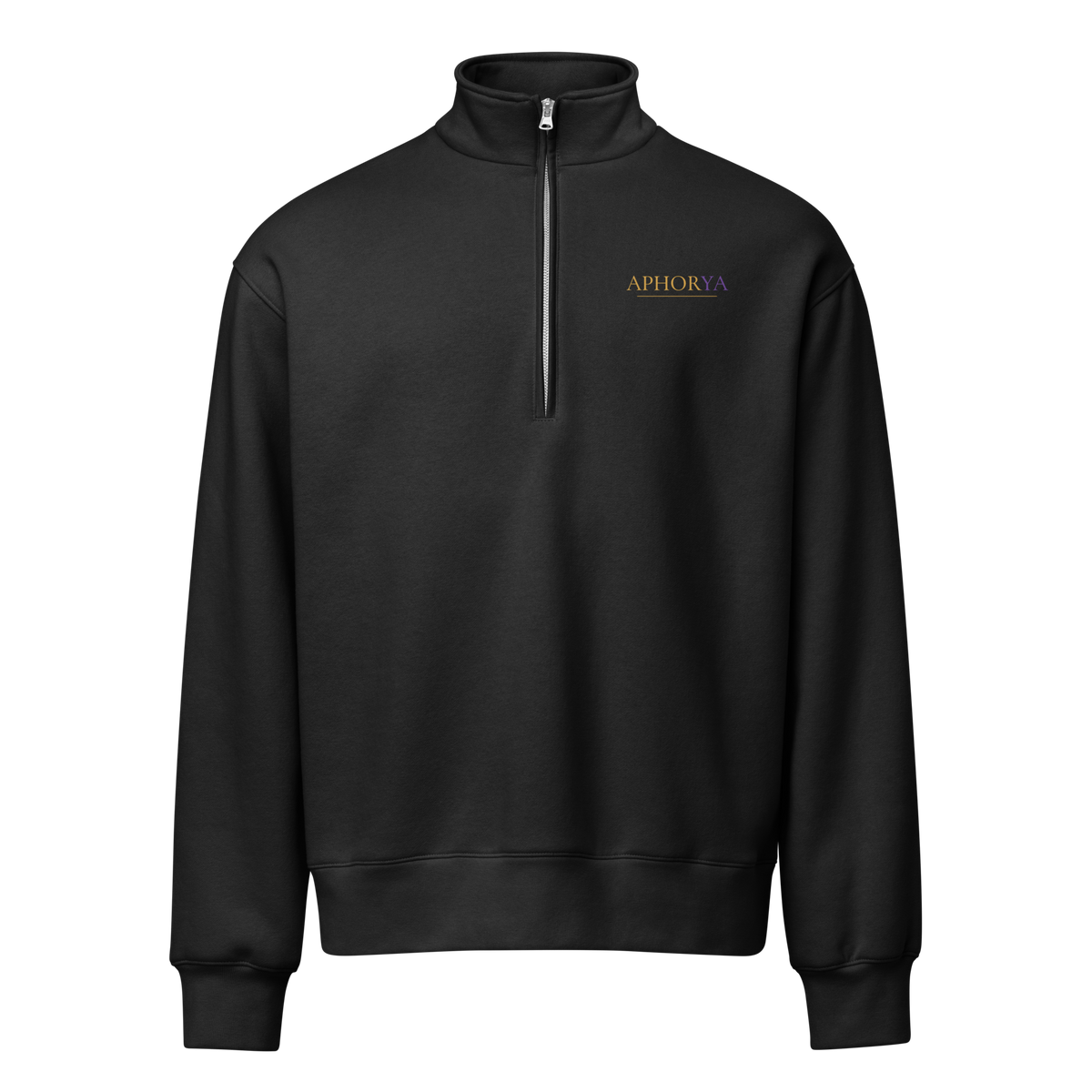 Unisex half-zip pullover