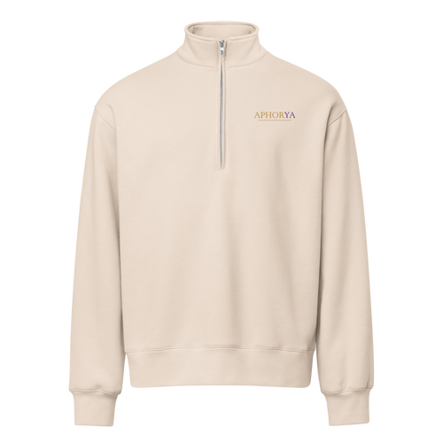 Unisex half-zip pullover